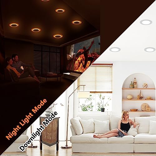 CycevSun 16 Pack 6 Inch Canless LED Recessed Lights