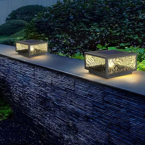 Waterproof Solar Pillar Light, 2700K