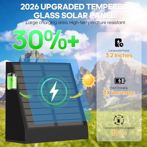 Solar Wall Lights, 2 Pack, IP65 Waterproof