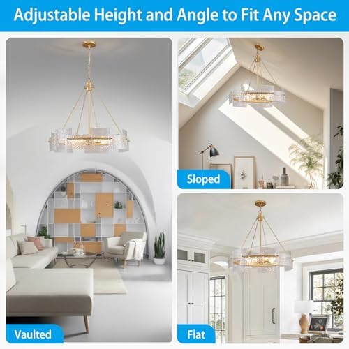 XINGQI 8-Light Chandelier, 26"