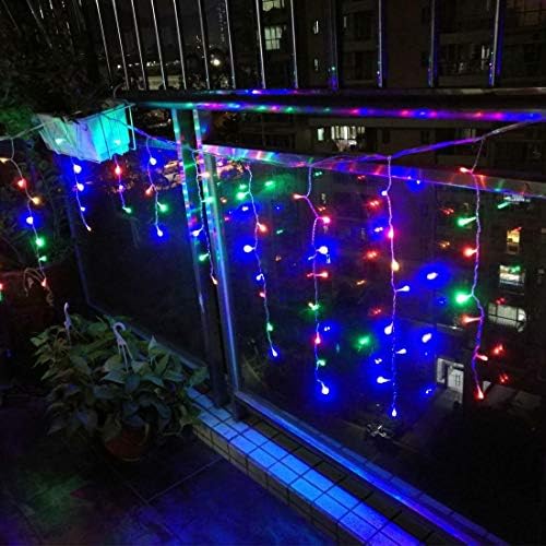 ZIMINGU Icicle Diwali Lights, 13FT, 96LEDs