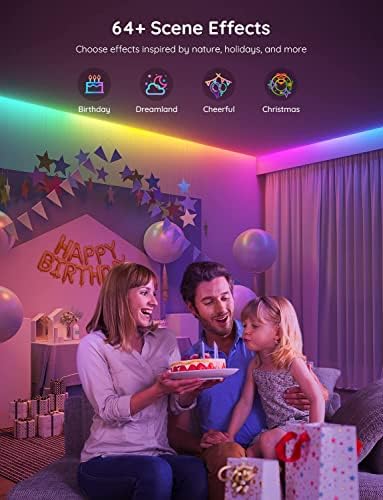 16.4-Foot RGBIC Smart LED Strip Light