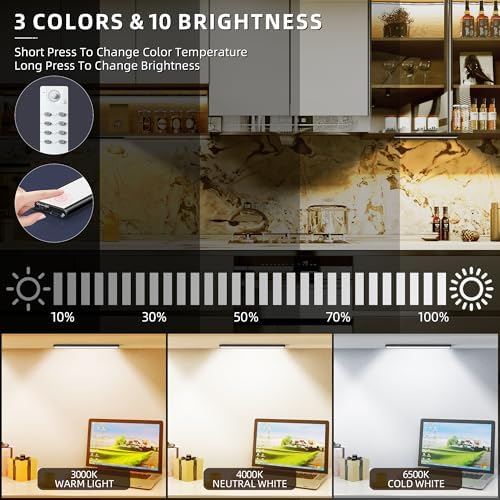 40CM Under Cabinet Lights, 3 Pack