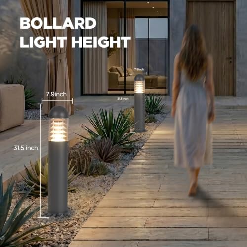 31.5" IP65 Waterproof Wired Landscape Path Lights