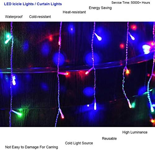 ZIMINGU Icicle Diwali Lights, 13FT, 96LEDs