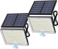 JACKYLED Motion Solar Lights, 2 Pack, 113 LED