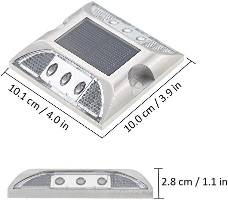 Aluminum Solar Deck Lights, 6 LED
