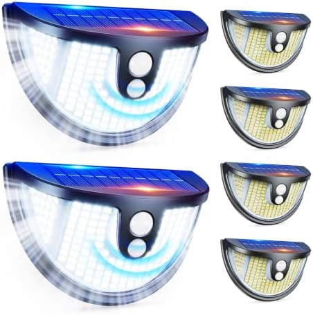 Solar Motion Sensor Lights, 151 LED, 2 Modes