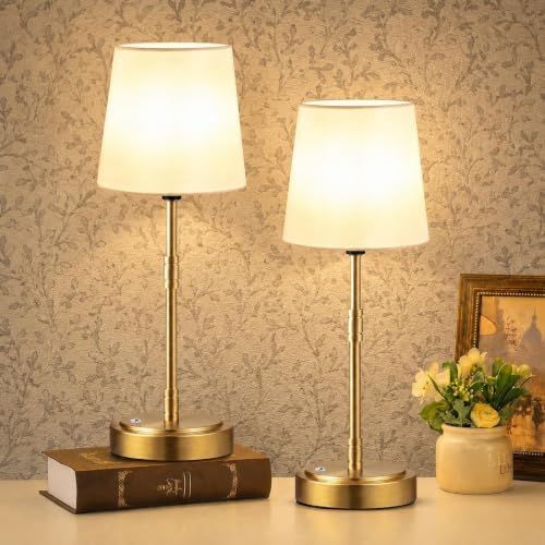 Cordless Table Lamps Set of 2, 7500mAh Rechargeable Battery