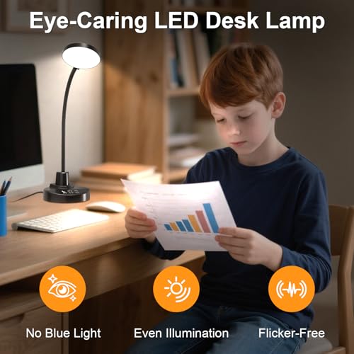 15W Dimmable USB Desk Lamp — 3 Color Temperatures - view 3