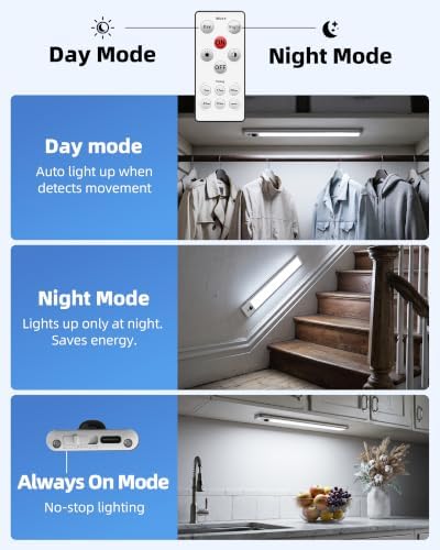 EZVALO 2-Pack 14.5'' Motion Sensor Under Cabinet Lights