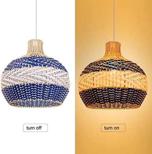 Arturesthome 1-Light Rattan Pendant Light