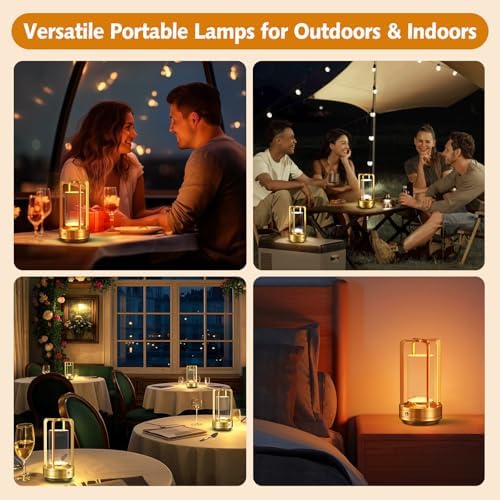 Rechargeable Portable Table Lamp, 3 Colors