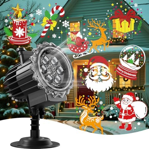 Christmas Halloween Projector Lights, Indoor Outdoor Decor