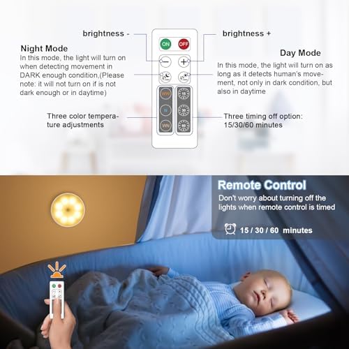 3PCS Wireless Motion Sensor Under Cabinet Lights