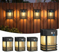 btfarm Solar Fence Lights, 4 Pack