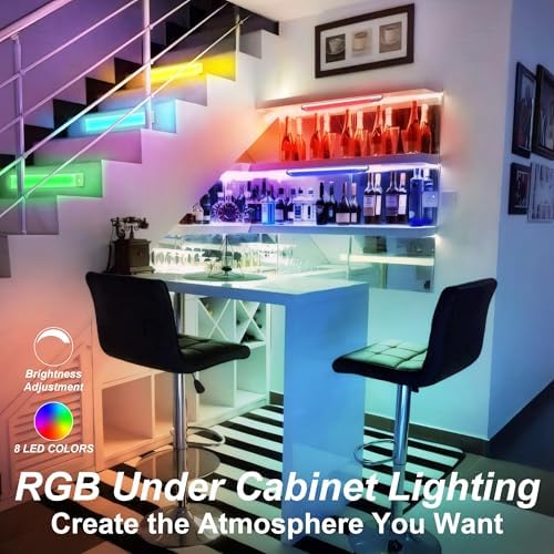 LEPOTEC RGB Under Cabinet Lights, 10"