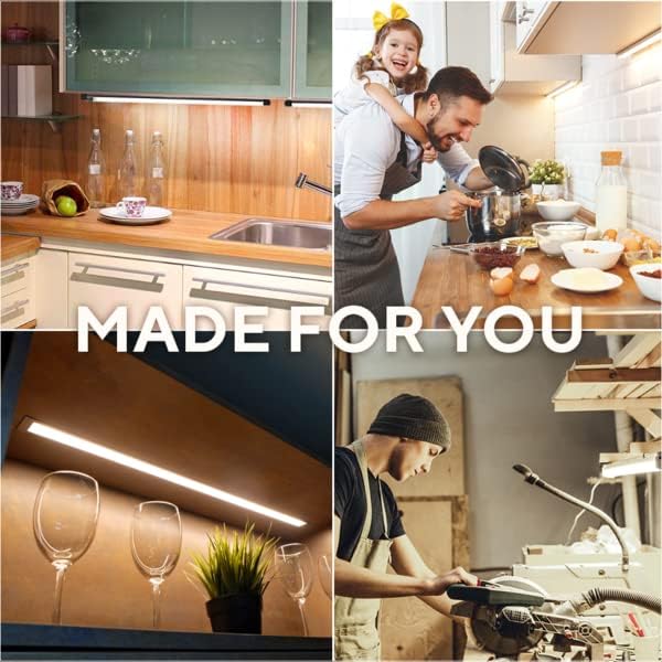 Phonar 36 inch LED Under Cabinet Lighting, Cold White