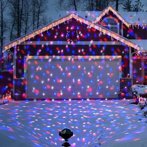 PEIDUO Multicolor Christmas Projector Lights Outdoor