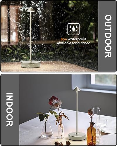 Cordless Rechargeable Table Lamp, 6000mAh