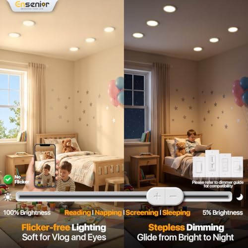 Ensenior 24 Pack 6 Inch LED Recessed Light