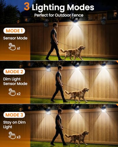 4 Pack Clip On Solar Lights Outdoor,Motion Sensor Outdoor Lights