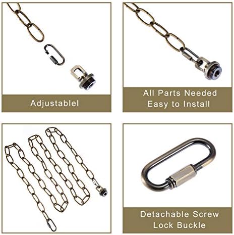 Canomo Canopy Kit and 6 Feet Light Fixture Chain