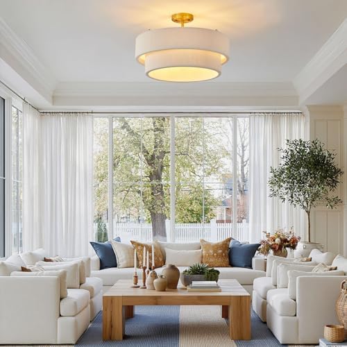 20-Inch Large White Boho Chandelier