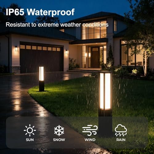 SkyGlow 32" 120V LED Bollard Light