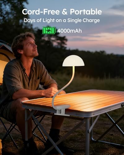 Rechargeable Clip-On Lamp with RGB Ambient Mode