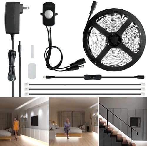 Sensky 19.7ft/6m Motion Activated LED Strip Light Kit
