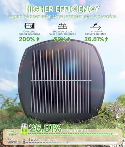 BITPOTT Solar Pathway Lights — Warm White, 8-Pack - view 3