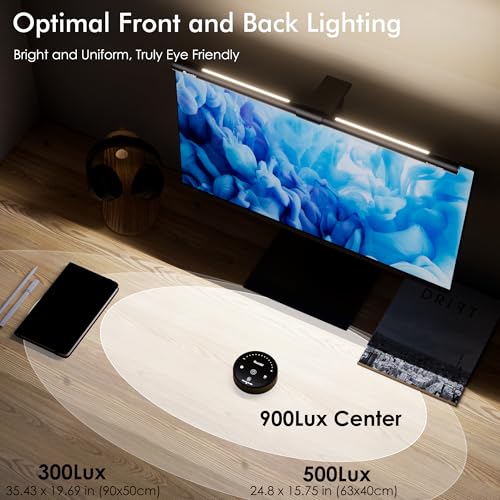 Quntis Monitor Light Bar with Backlight & Remote - view 3