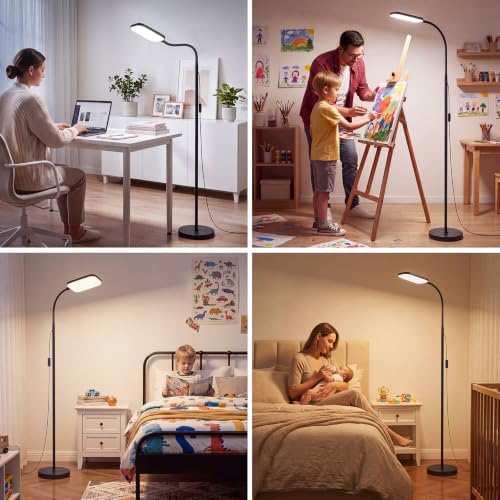 Coucrek LED Reading Floor Lamp