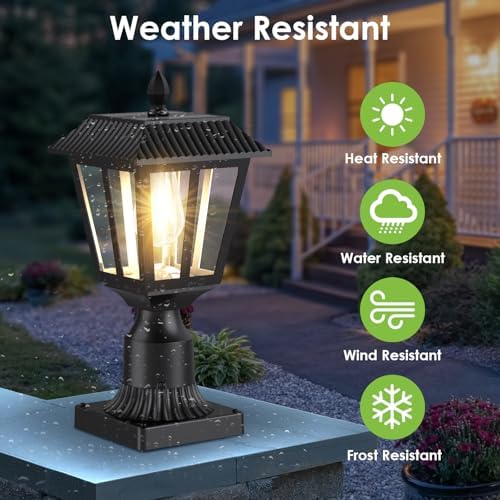 Greluna Solar Post Lights, Warm White