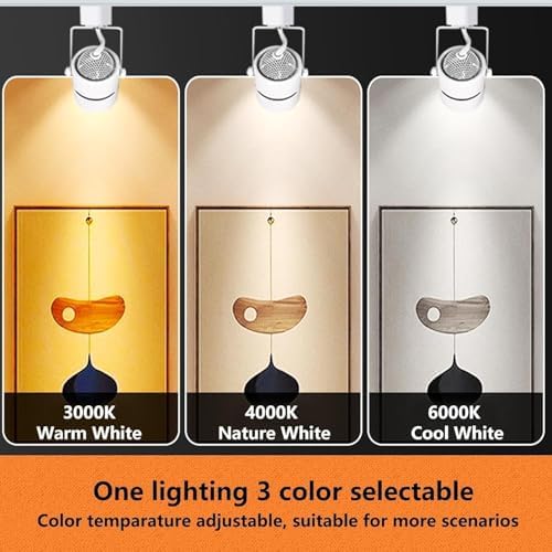 GU10 10W H-Type Track Lighting Kit, White