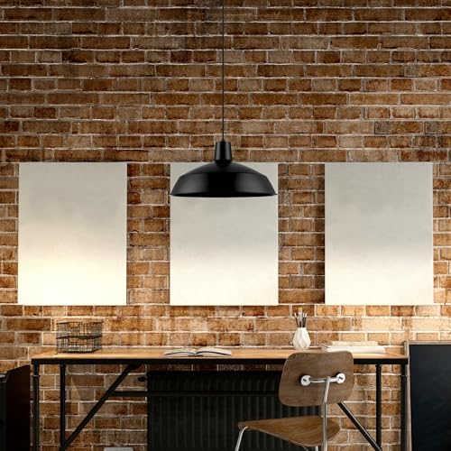 GLOBE Electric 65155 1-Light Pendant Light, Matte Black