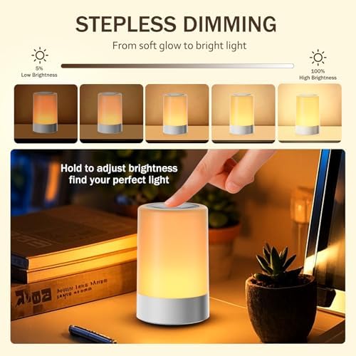 G Keni 2 Pack Rechargeable Baby Night Lights
