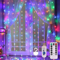 Bedroom Curtain Lights, 300 LED, 9.8x9.8Ft