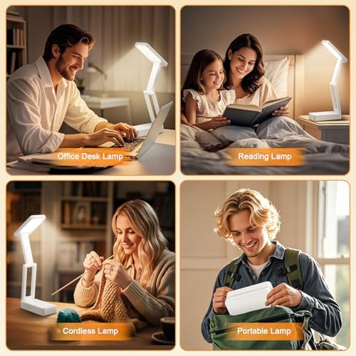 6000mAh Rechargeable Table Lamp with 3 Colors