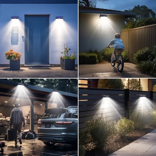 Peasur 368 LED Solar Motion Sensor Lights