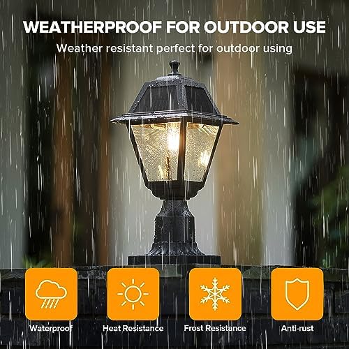 LUTEC 200 Lumen LED Solar Post Light Without Base