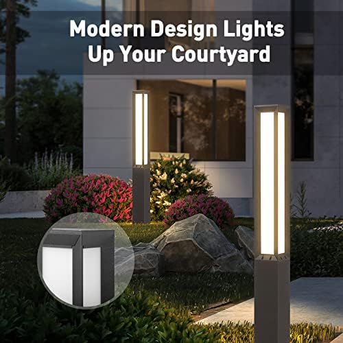 MVBT 71" IP65 Waterproof Outdoor Bollard Path Lights
