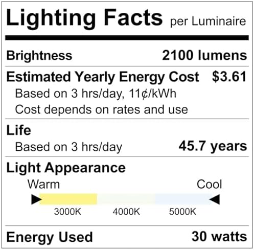 LUXRITE 36 Inch LED Vanity Light, Brushed Nickel