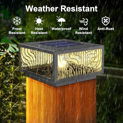 Waterproof Solar Pillar Light, 2700K