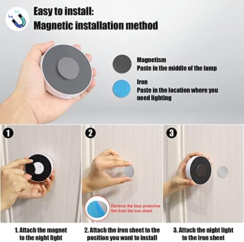 3PCS Wireless Motion Sensor Under Cabinet Lights