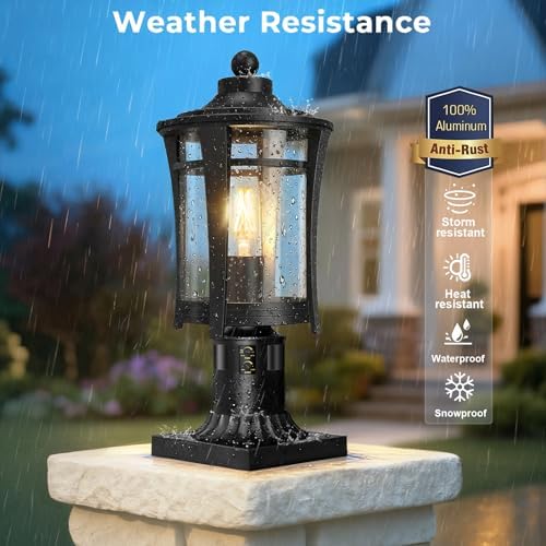 Lotsky 360° Motion Sensor Outdoor Lamp Post Light