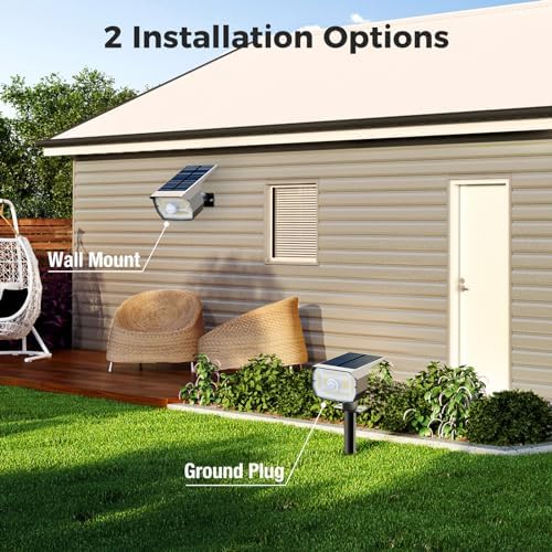 nipify Solar Outdoor Motion Sensor Landscape Light