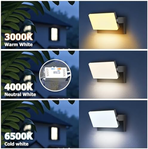 60W LED Outdoor Flood Light, 360° Rotatable, 5000K