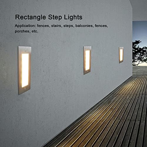 Step Lights,3W Landscape Stair Lights Waterproof Stainless Steel
